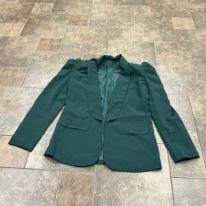 ❄3/$26 Xmas sale❄ Elegant Green Women's Blazer
